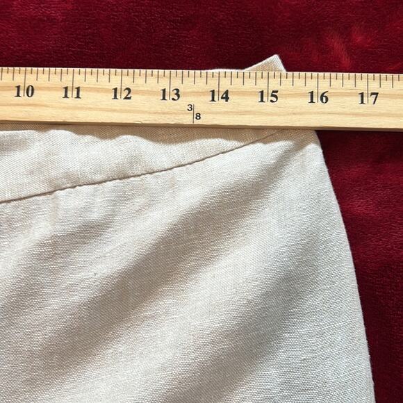 NWOT Linen Lined Pants Chadwicks Classics Women Size 8 Tall - Picture 6 of 8